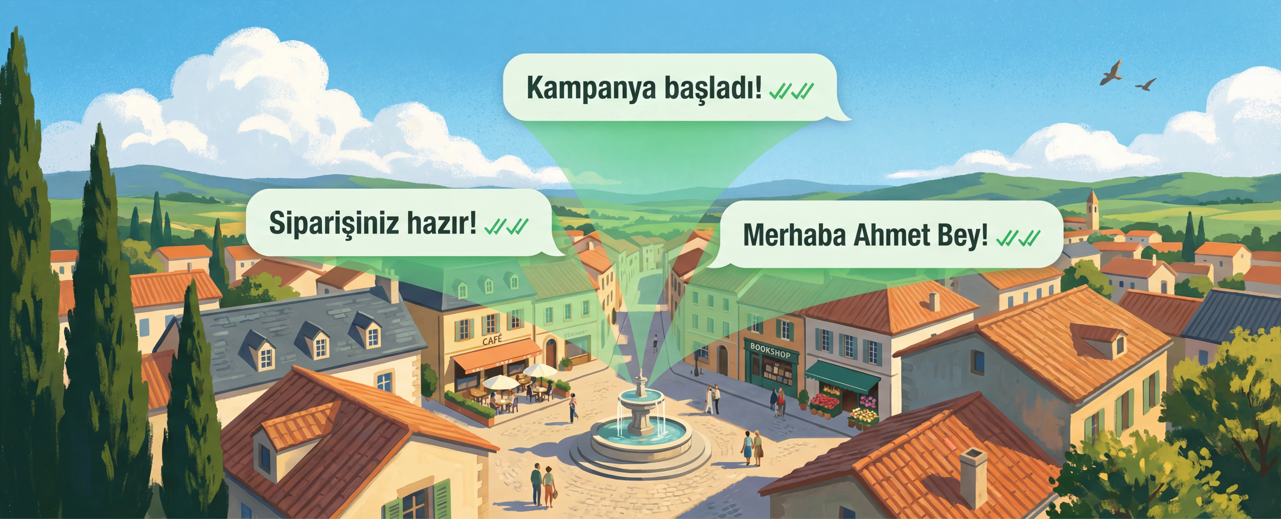 WhatsApp Business API ile toplu mesaj gönderme paneli ve analitik ekranı